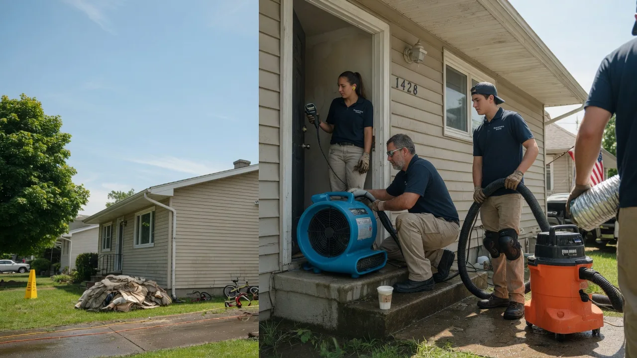Water Damage Restoration in Champaign, IL near me